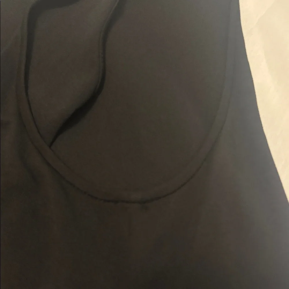 Eileen Fisher Black Stretch 100% Silk Jersey Scoop Neck Tank Slim Fit SZ XL - Picture 12 of 13